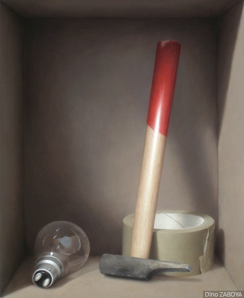 Tableau Composition au marteau