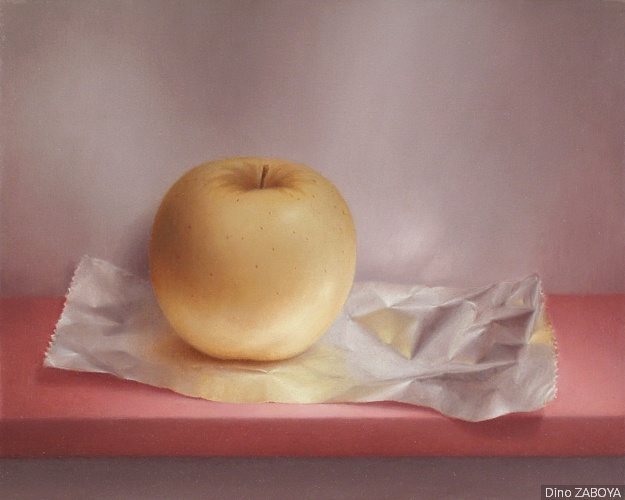 Tableau Nature morte  la pomme (N2)